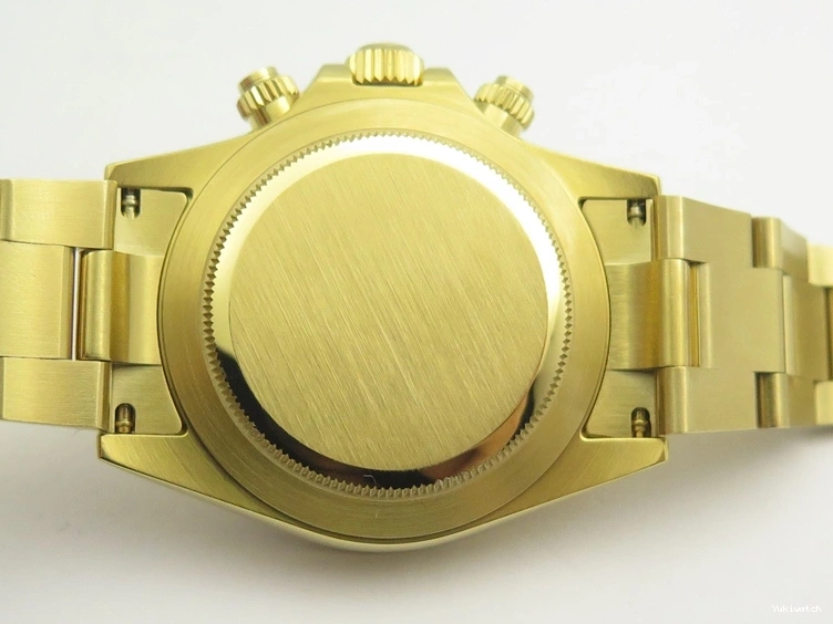 Plated YG 904L 1:1 116508 And SS Case Bracelet Green Clone Edition Dial Best Super A4130 ARF Daytona 0414